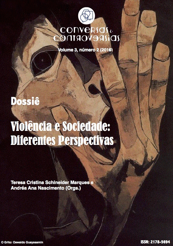 					Visualizar v. 3 n. 2 (2016): Dossiê - Violência e Sociedade: diferentes perspectivas
				