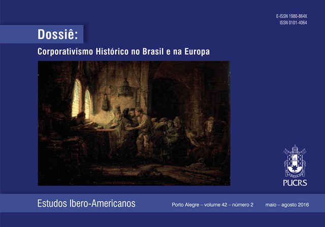 					Visualizar v. 42 n. 2 (2016): Dossiê - Corporativismo Histórico no Brasil e na Europa
				